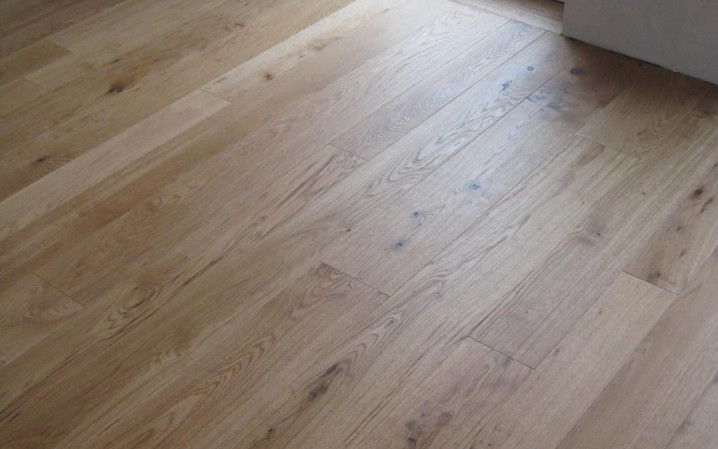 Two-layer wood flooring